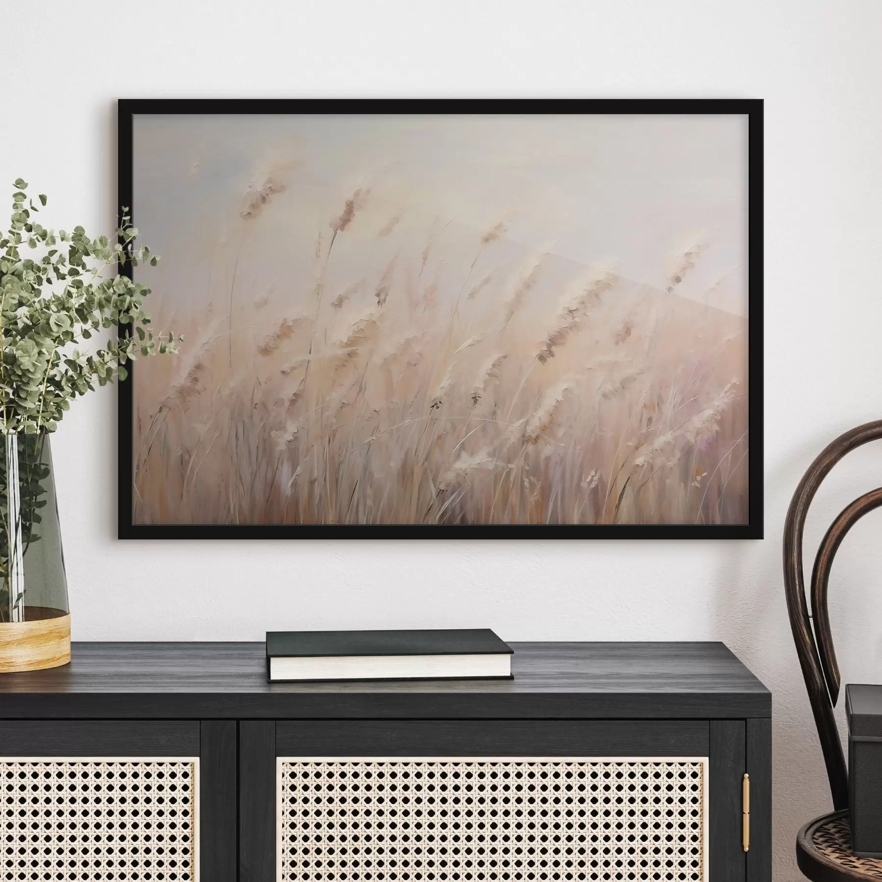 Fototapeedid Kõrred, imitatsioon õlimaal f47889