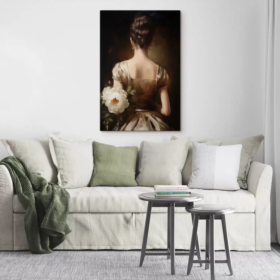 Pilt Naise portree tagantvaates s47921