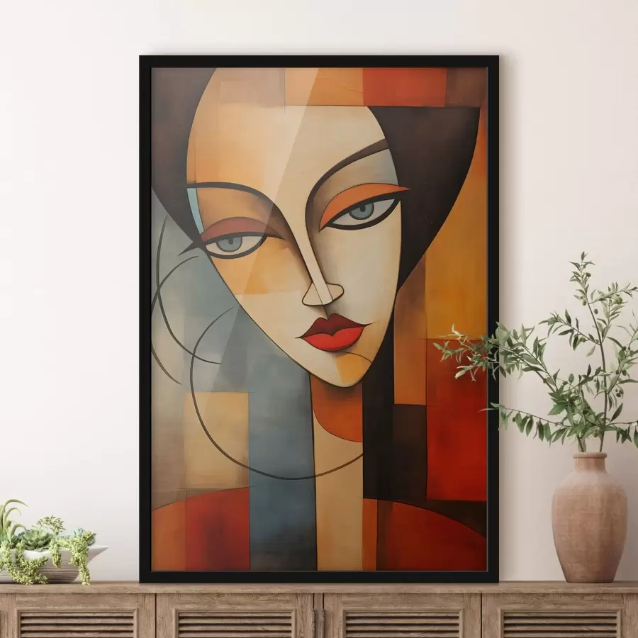 Fototapeedid Abstraktne naiste portree f47907