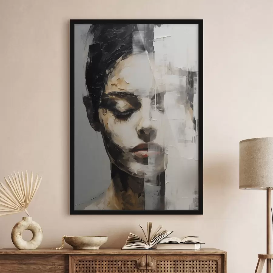 Fototapeedid Abstraktne naiste portree f47928