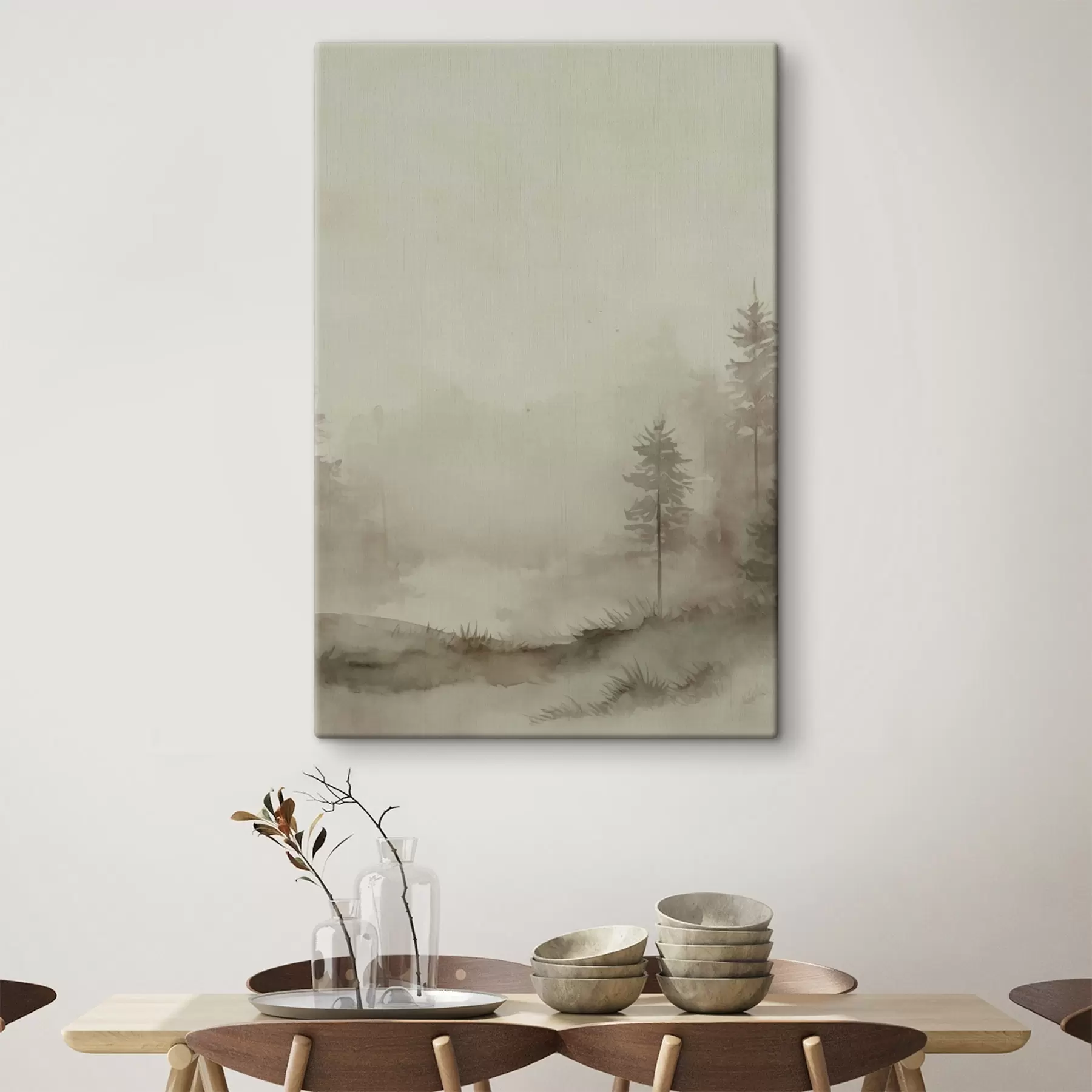 Pilt Okaspuu mets, akvarellimitatsioon s47997