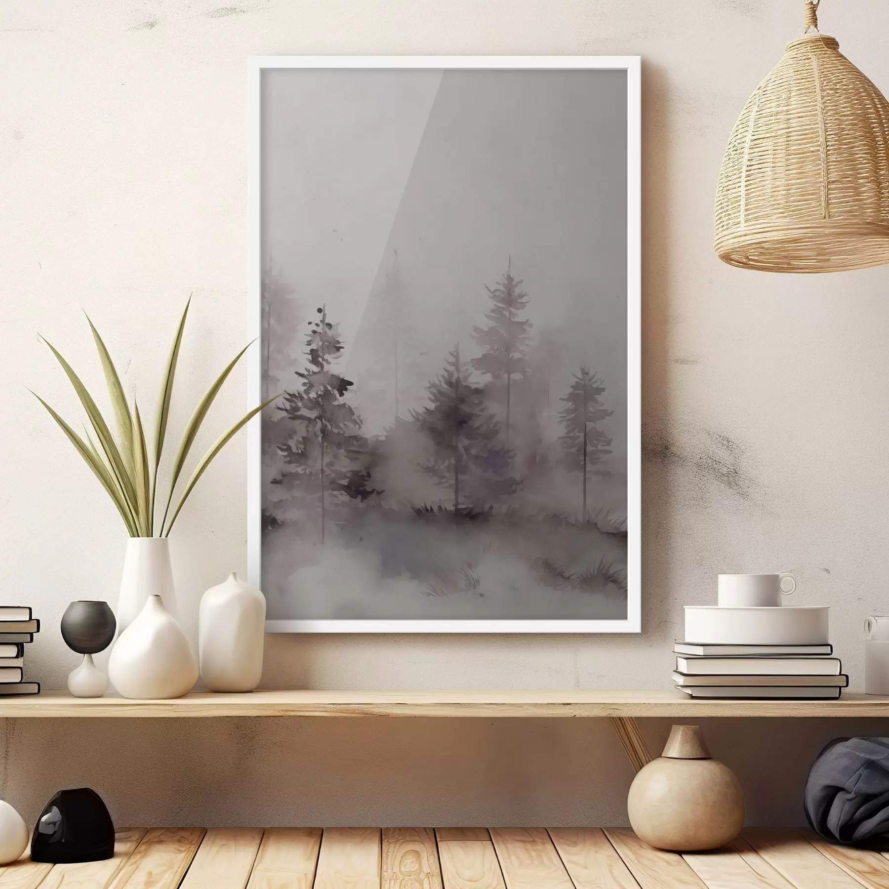 Fototapeedid Mets, akvarellimitatsioon f47996