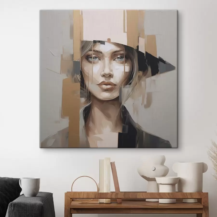 Pilt Tüdruku abstraktne portree s48050