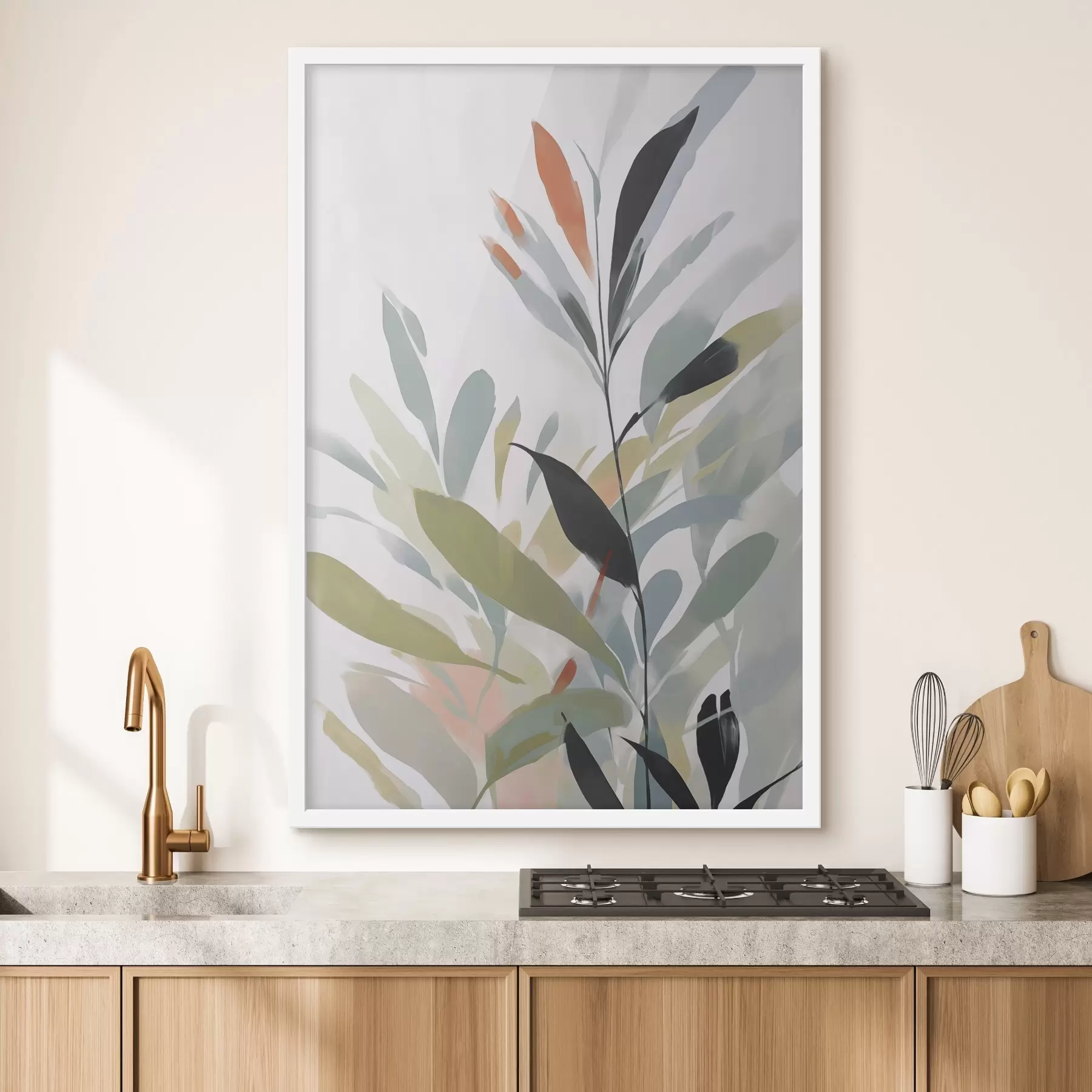 Fototapeedid Maalimise taimestiku imitatsioon f48059