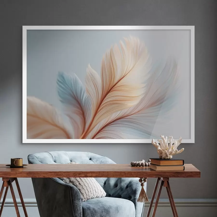 Fototapeedid Mitmevärvilised suled f48110