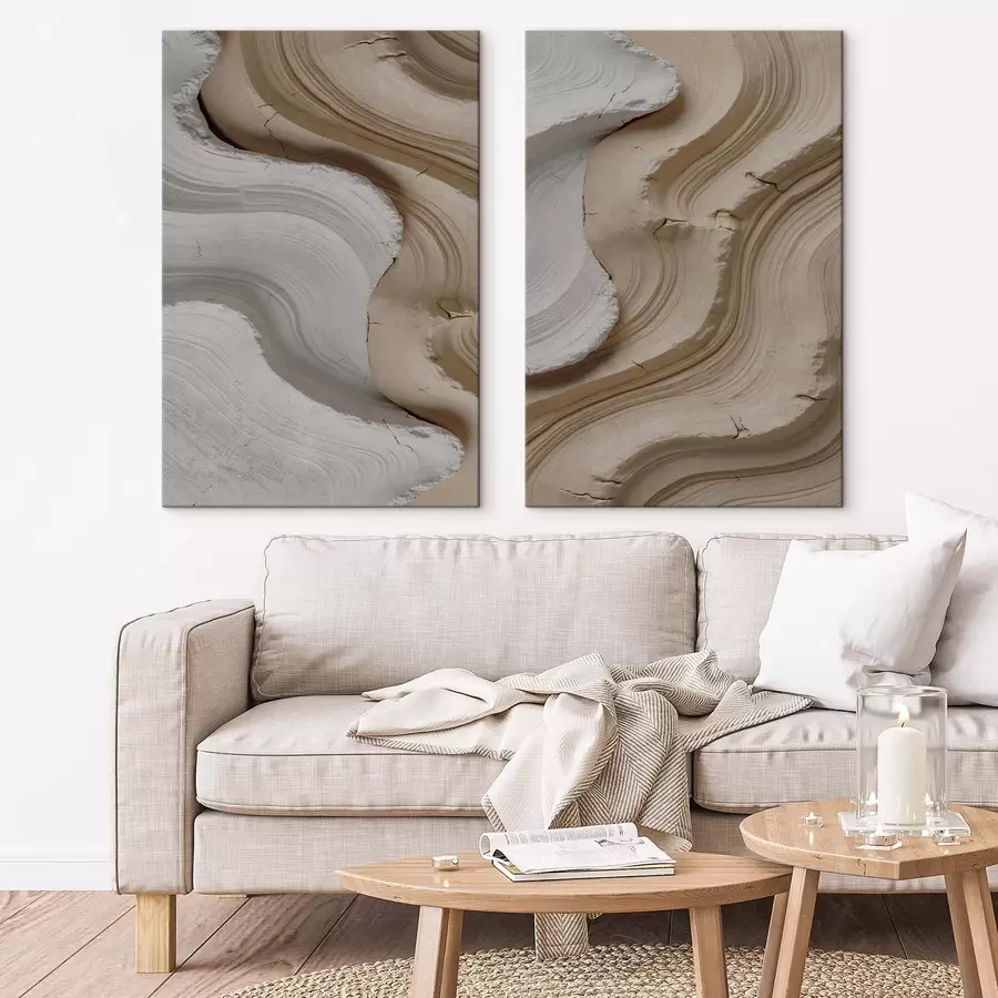 Pilt Hele ja beež värvi vormitud detailid, 3D-imitatsioon m30080