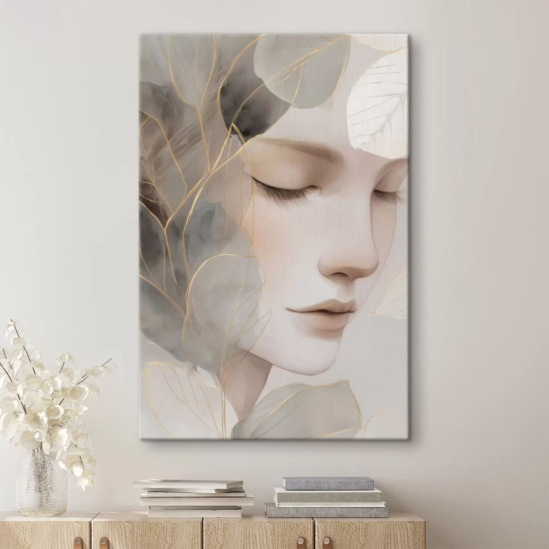 Pilt lehtedes tüdruk s47937