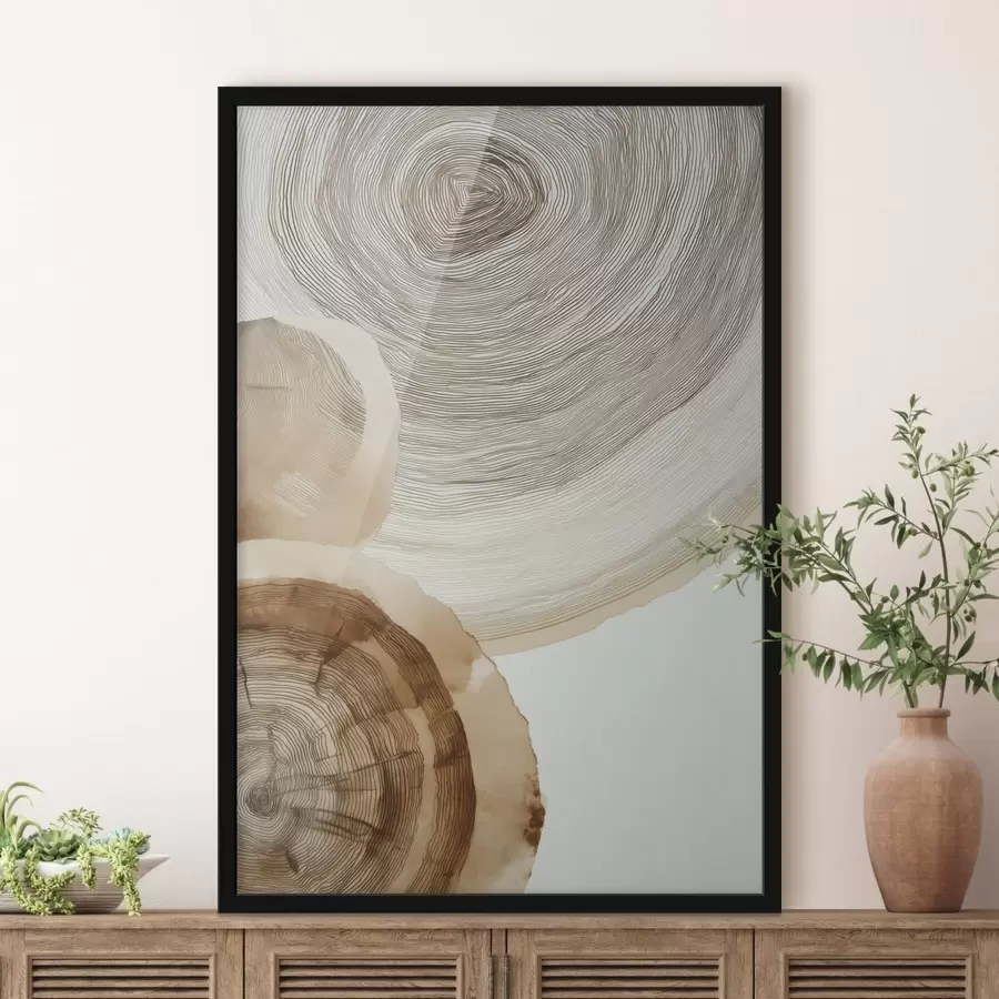 Fototapeedid abstraktsed aastaringid f47934