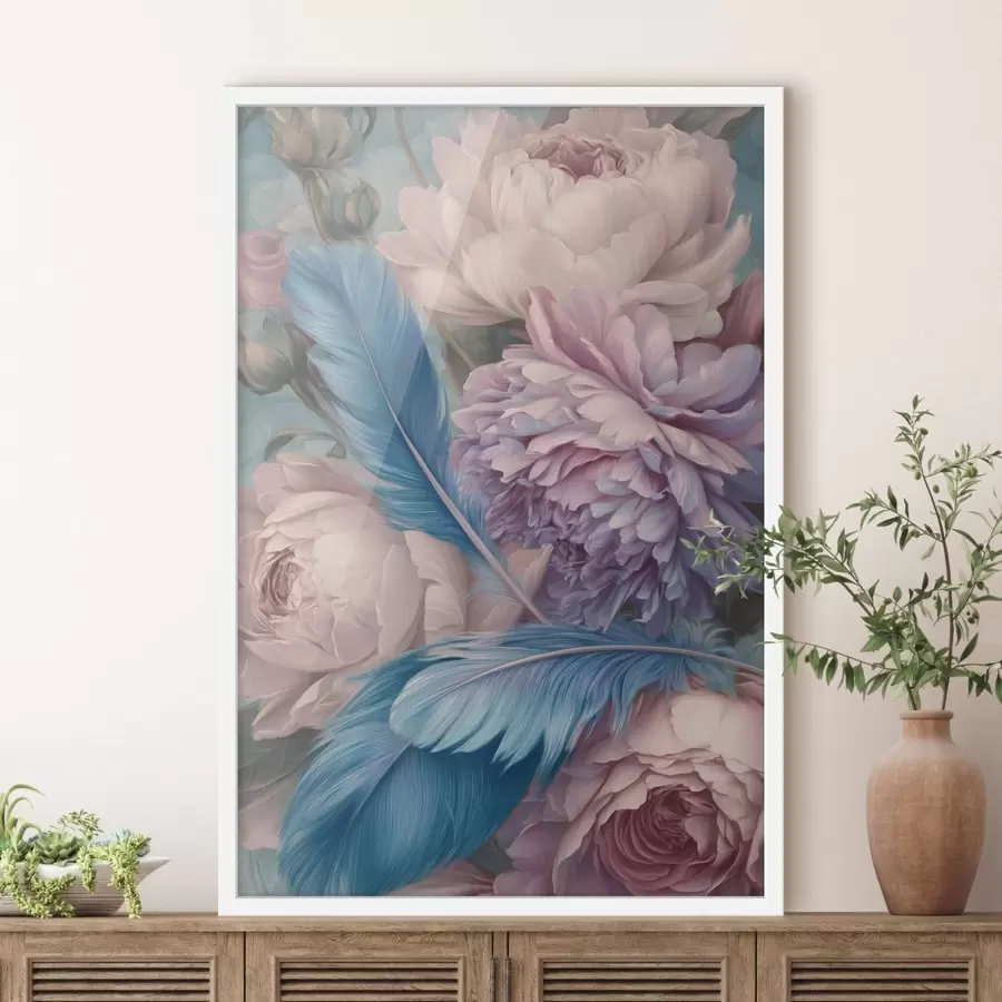 Fototapeedid suled pioonide seas f47939