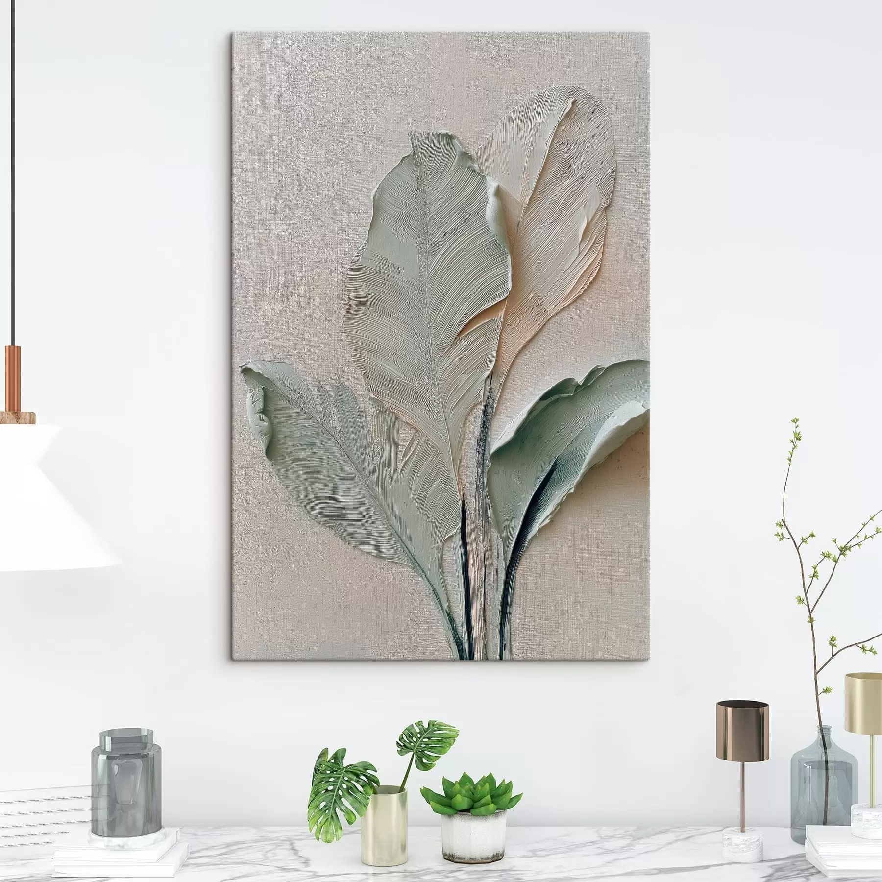 Pilt Abstraktsed lehed s48130