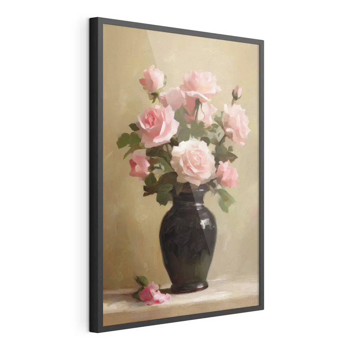 Plakat Vaas roosidega f48125