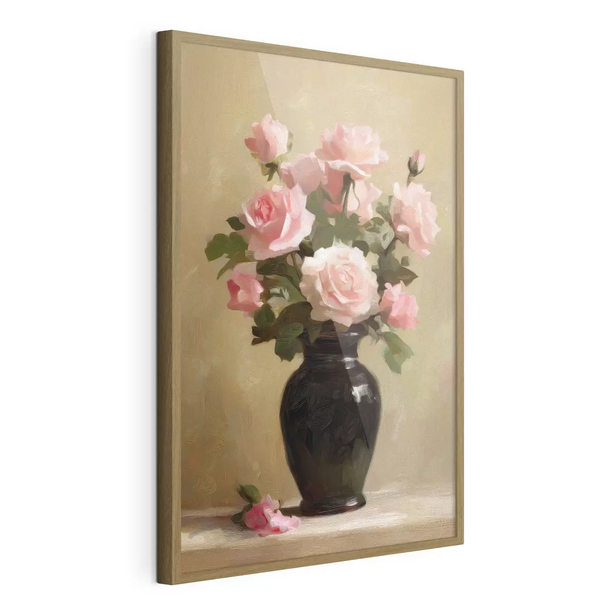Plakat Vaas roosidega f48125
