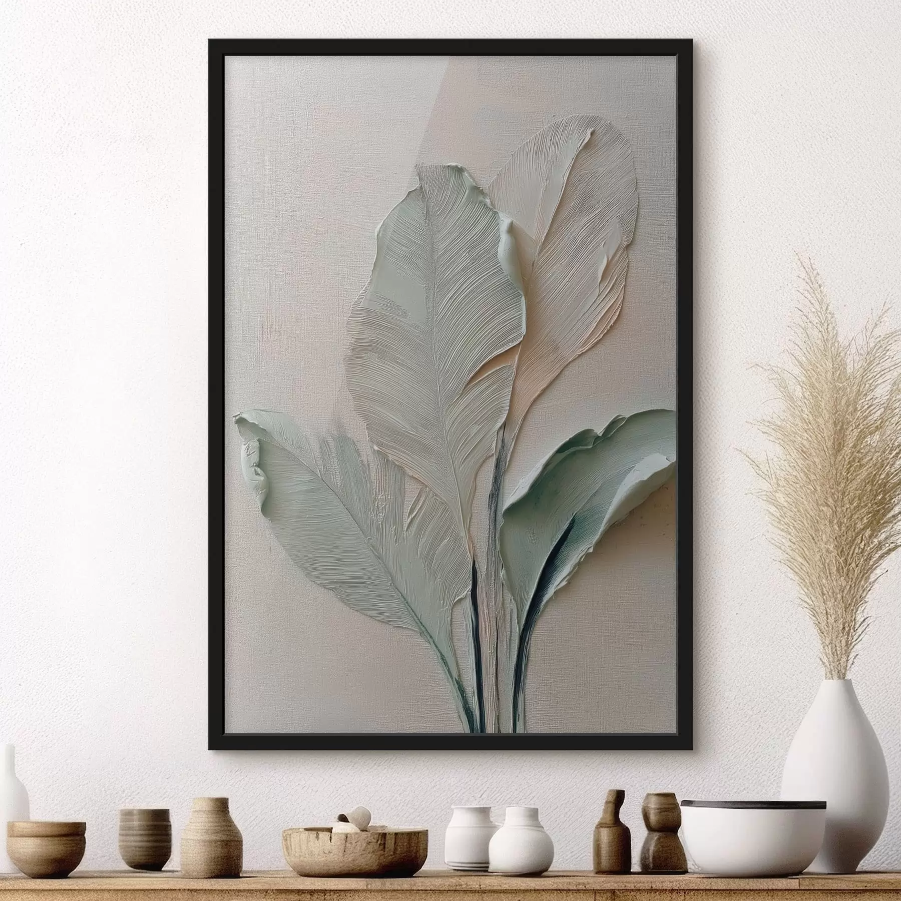 Fototapeedid Abstraktsed lehed f48130