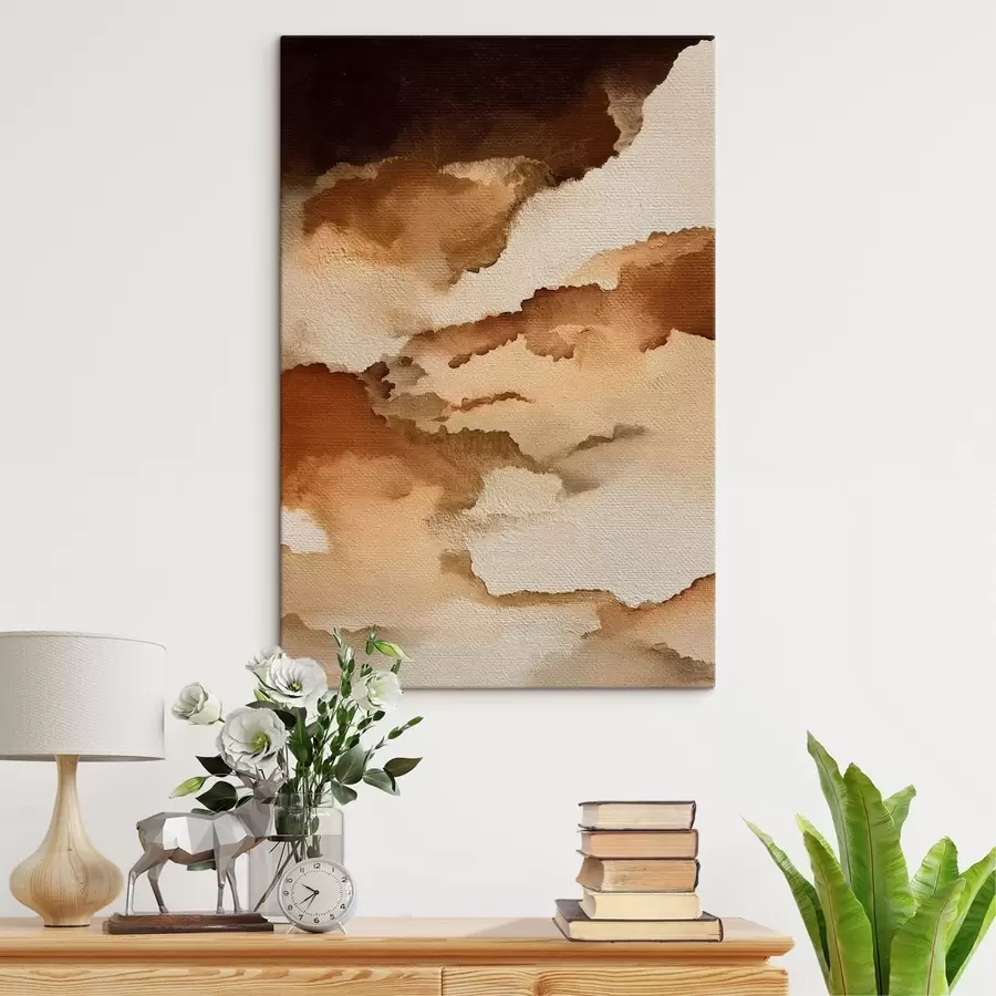 Pilt abstraktne kihiline akvarellkompositsioon s48070