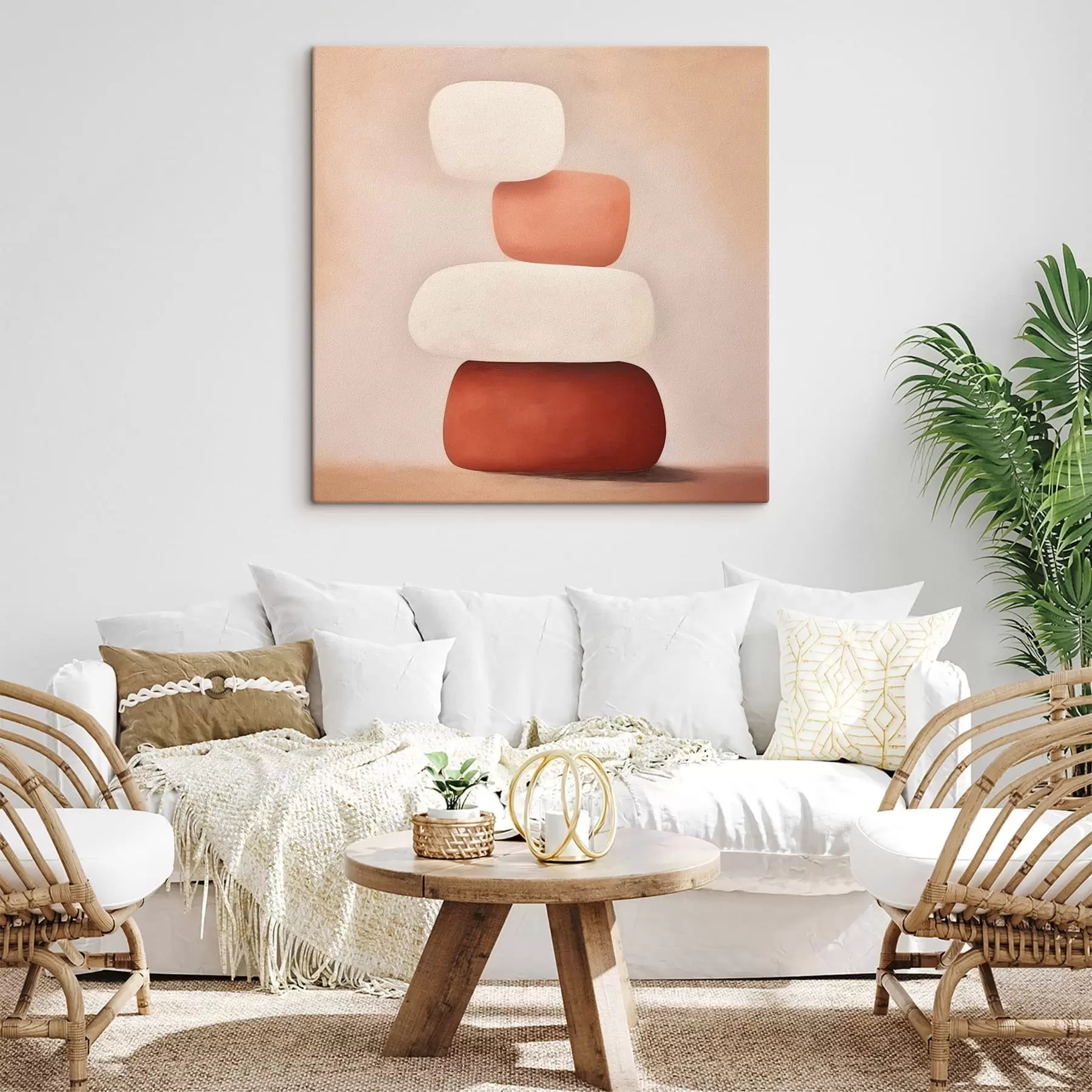 Pilt minimaalne abstraktne kompositsioon korrastatud kujunditest s48076