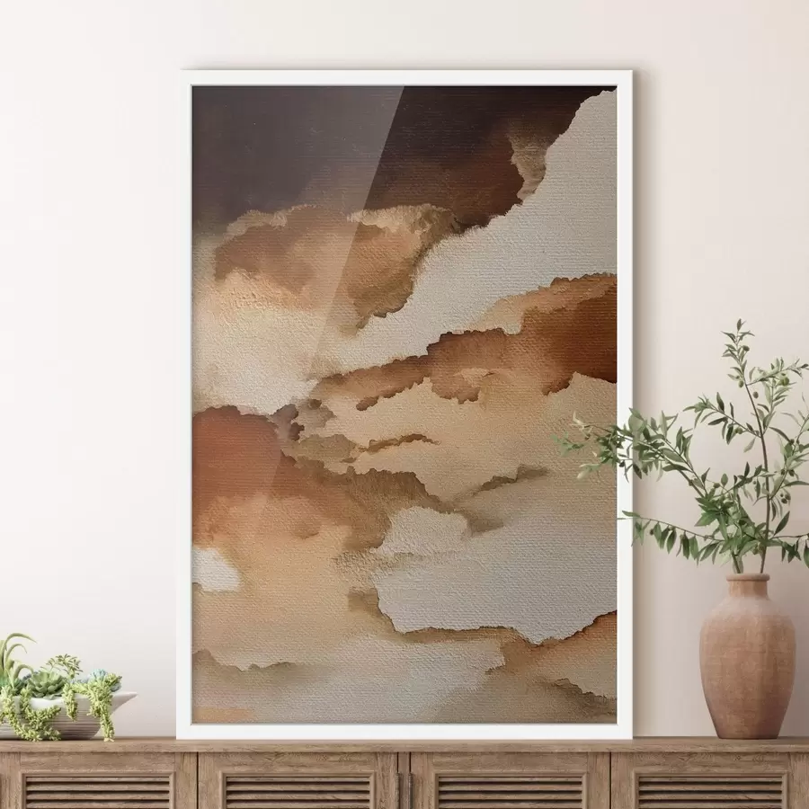 Fototapeedid abstraktne kihiline akvarellkompositsioon f48070