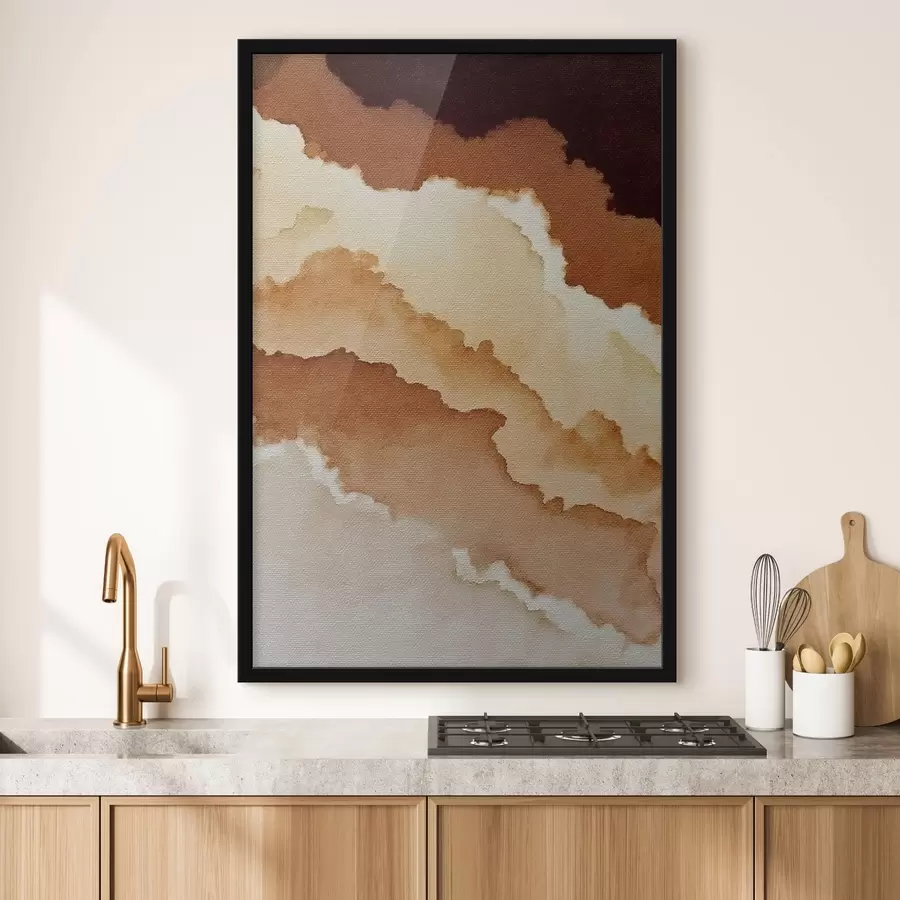 Fototapeedid abstraktne kihiline akvarellkompositsioon f48071