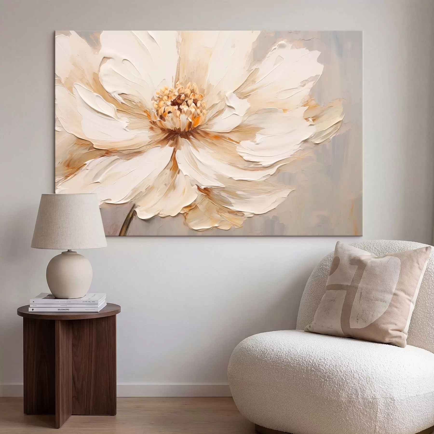 Pilt Lähedalt vaadeldav kerge tekstuuriga lill s48092