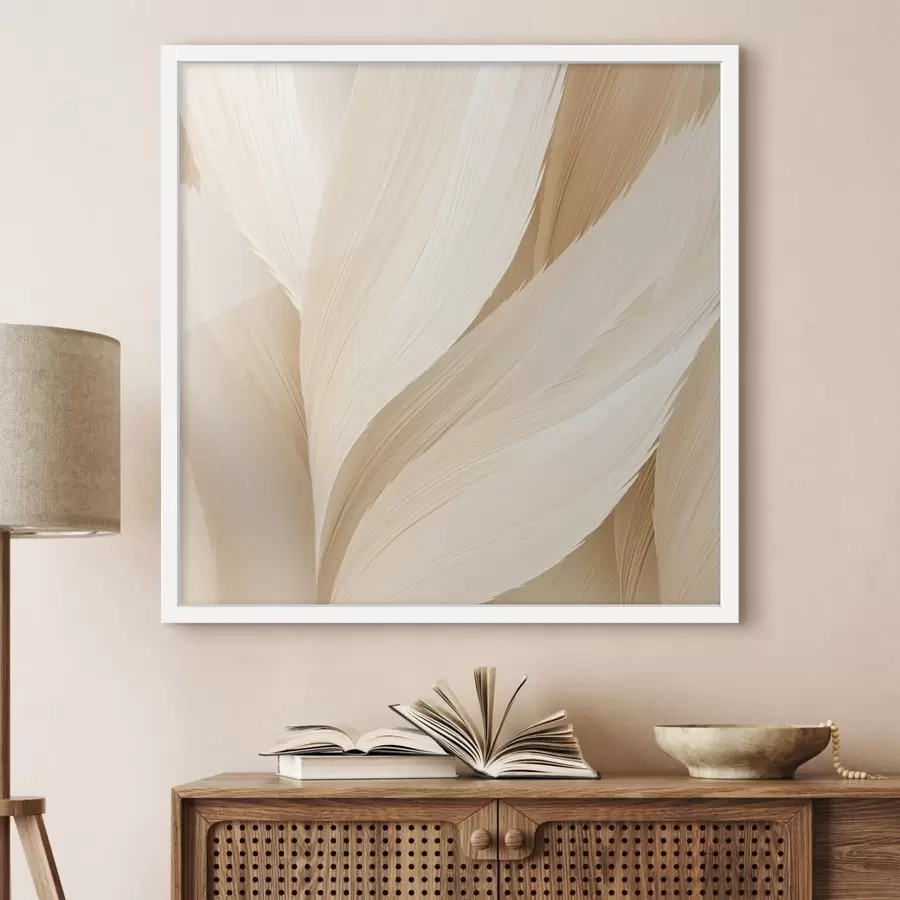 Fototapeedid Kerged sulgjad vormid beežides toonides f48096