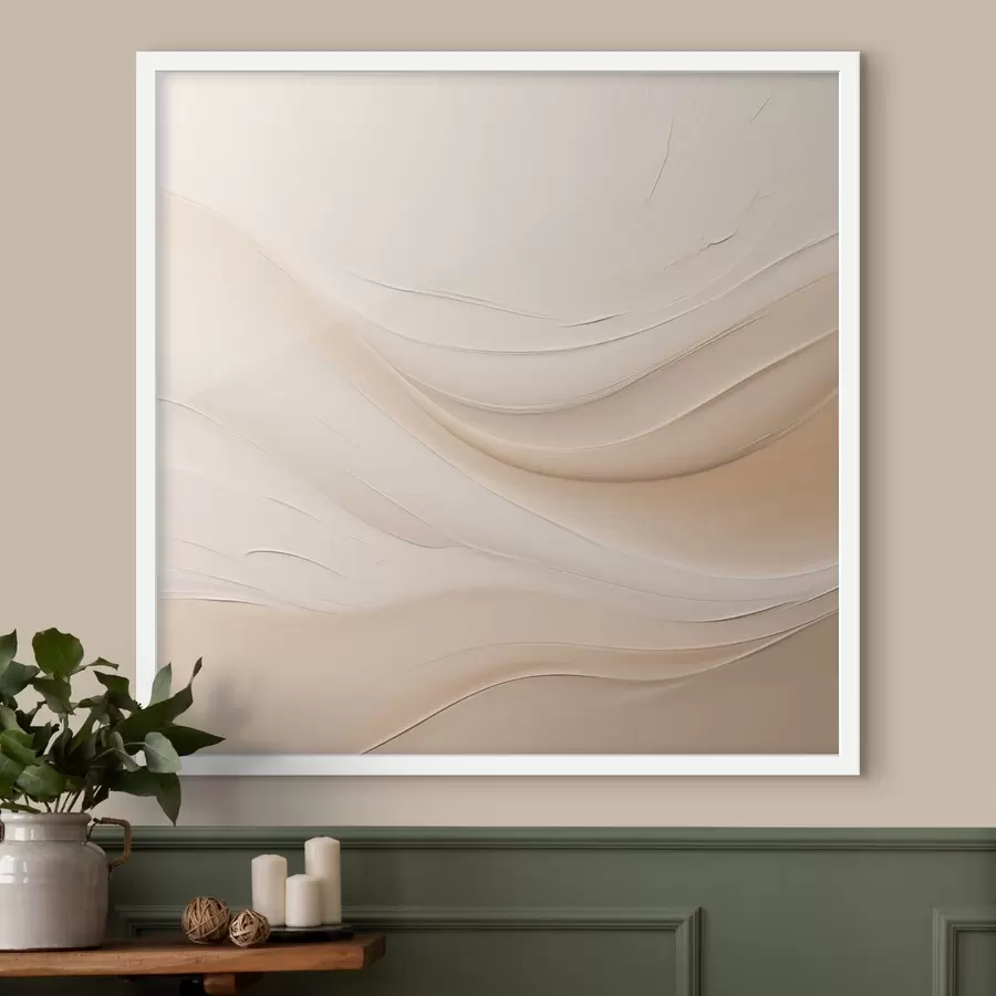 Fototapeedid Minimaalne heledatooniline lainemuster f48097