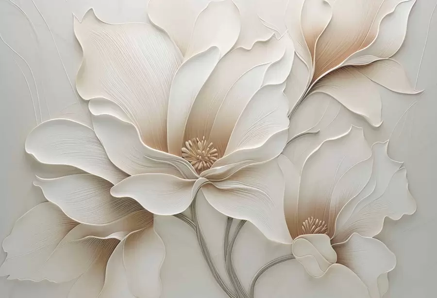 Fototapeedid Reljeefne beež lill reljeef lähedalt w05269