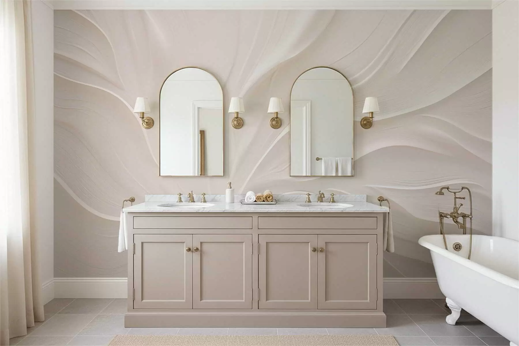 Fototapeedid Õrnad läbipaistvad lehed oksal w05267