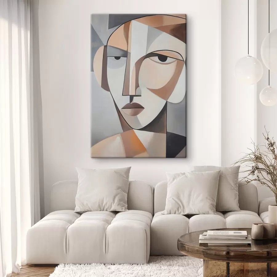 Fototapeedid Kaasaegne kubistlik portree s48012