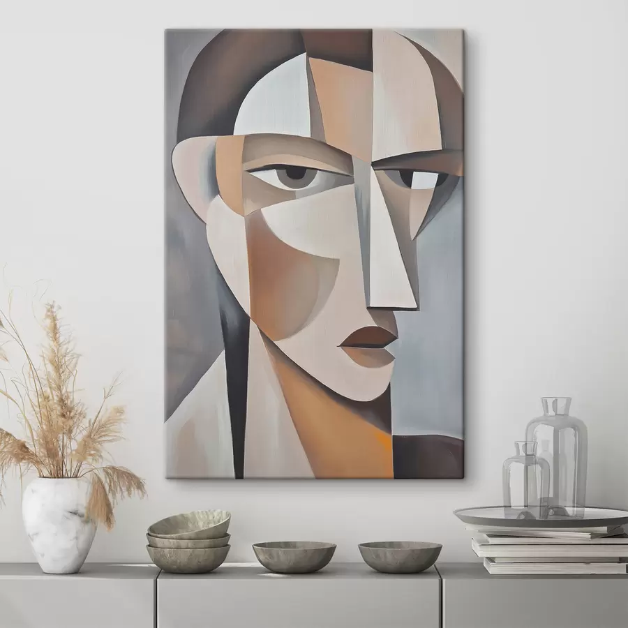 Fototapeedid Kaasaegne kubistlik portree s48013