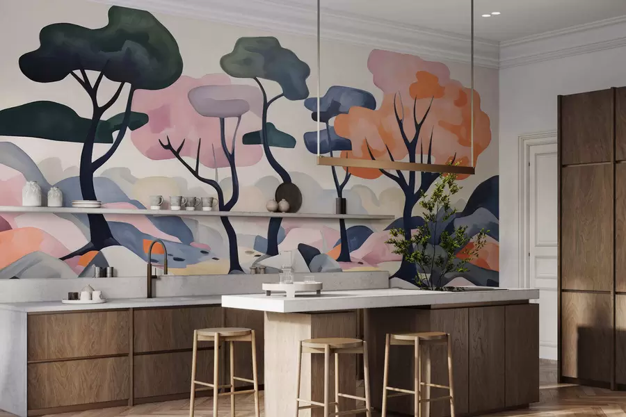 Fototapeedid Haljaste puude w05284