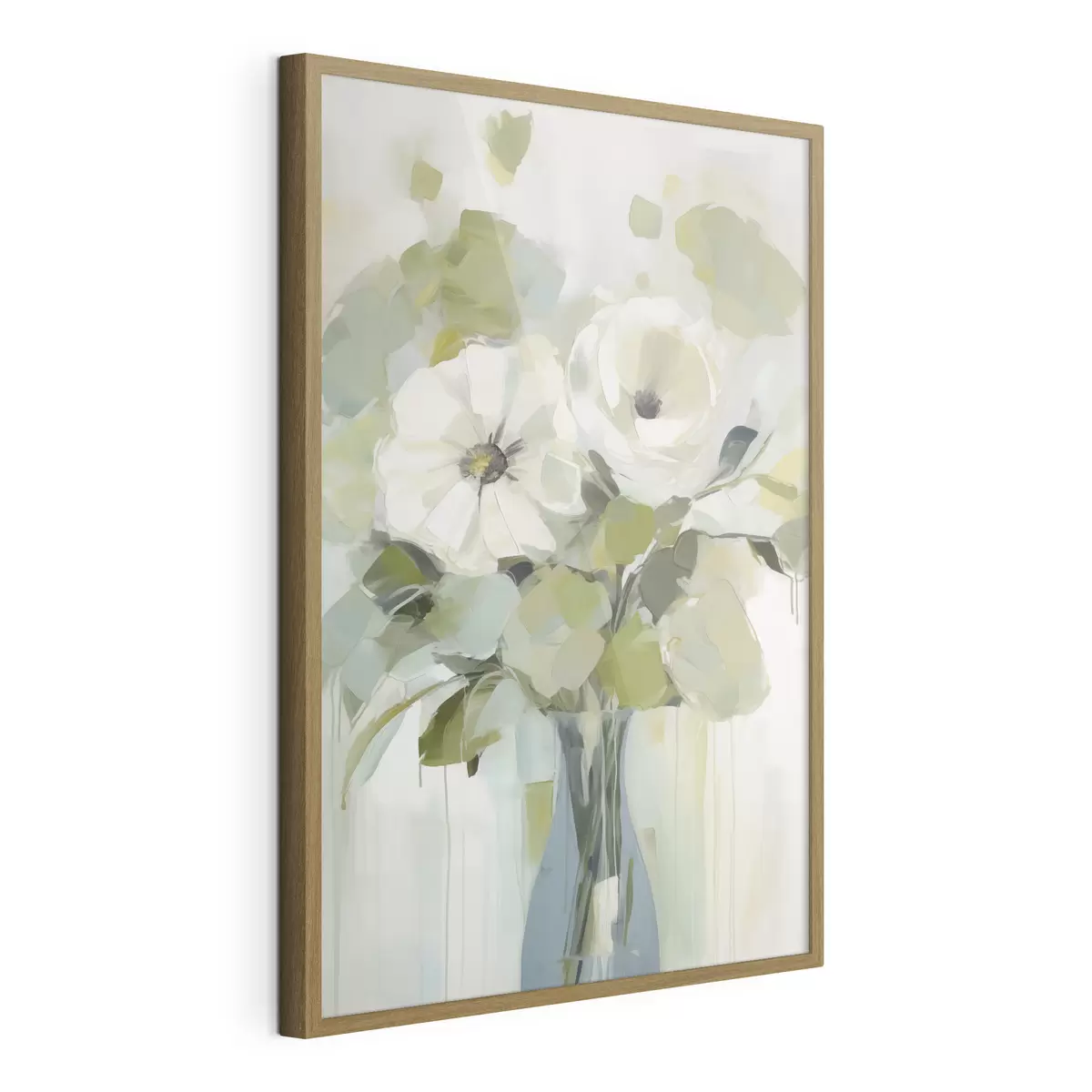 Plakat Lilled vaasis imitatsioonmaal f48167