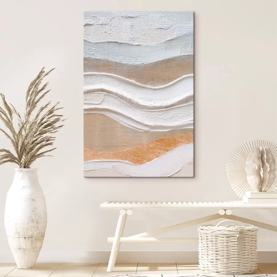 Pilt Tekstuurne kompositsioon julge pintslitõmbega minimalistlikus stiilis s47965