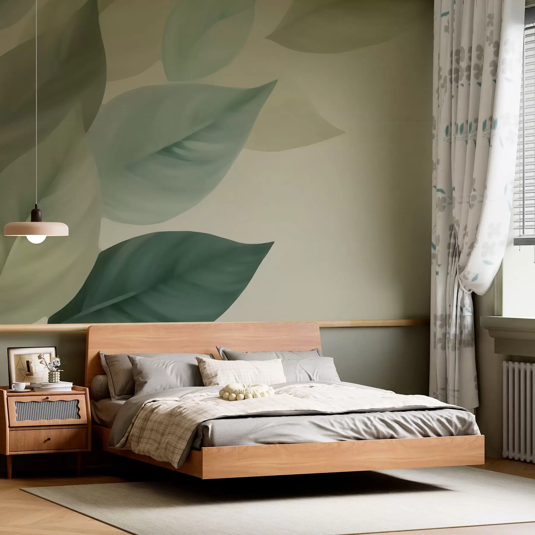 Fototapeedid Suured lehed w05107