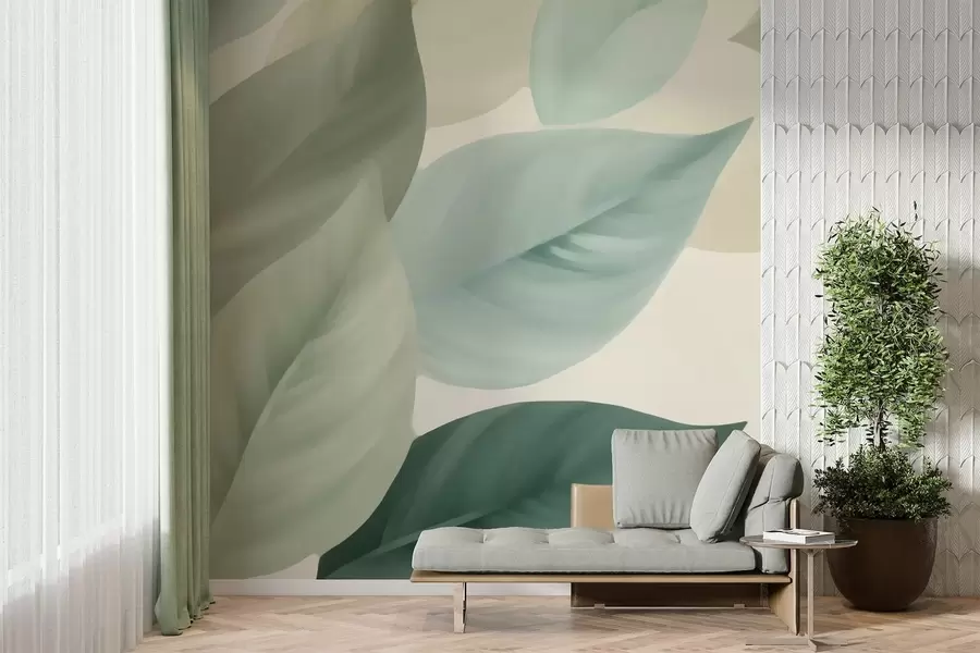 Fototapeedid Suured lehed w05107