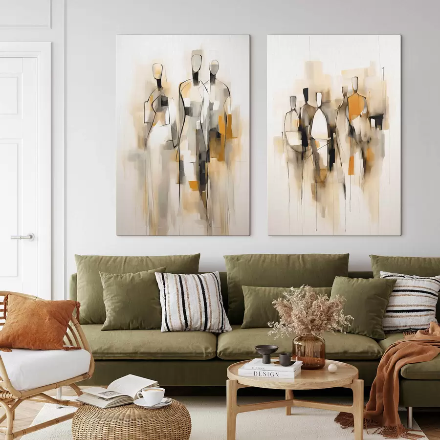 Pilt Abstraktsed siluetid m30125