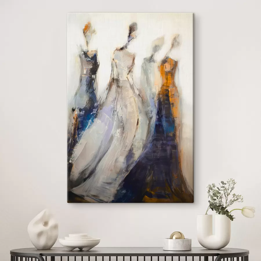 Pilt Elegantsed abstraktsed naissiluetid s48180