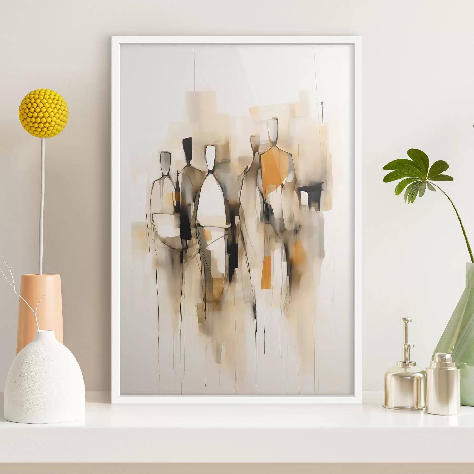 Fototapeedid Abstraktsed siluetid f48019