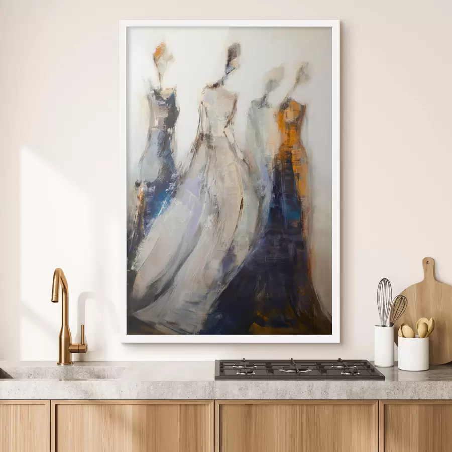 Fototapeedid Elegantsed abstraktsed naissiluetid f48180