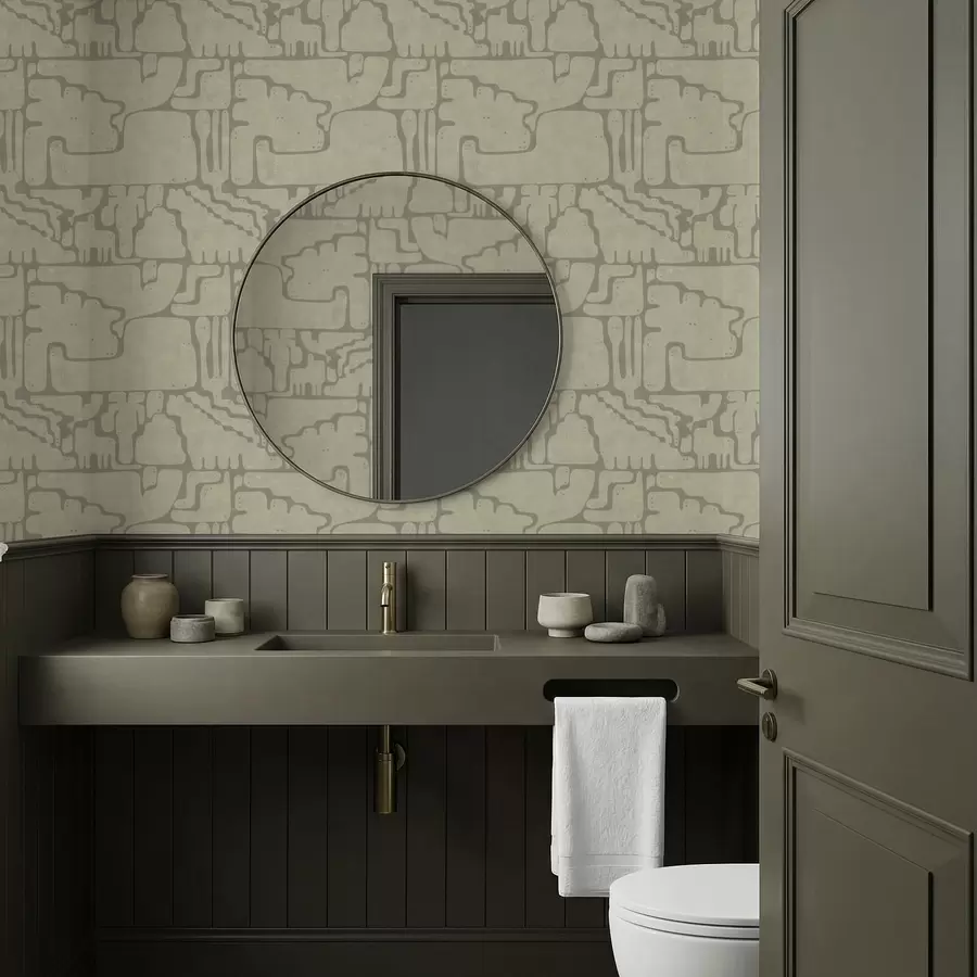 Fototapeedid Kerge abstraktne muster pehme kujuga a01122v2