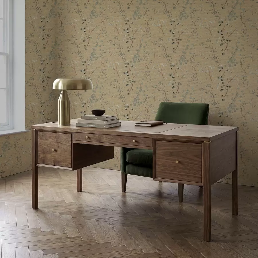 Fototapeedid Abstraktne botaaniline muster ringidega a01126