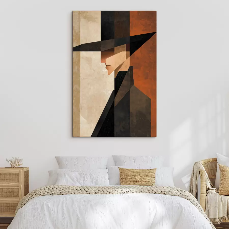 Pilt Geomeetriline abstraktne portree s48230