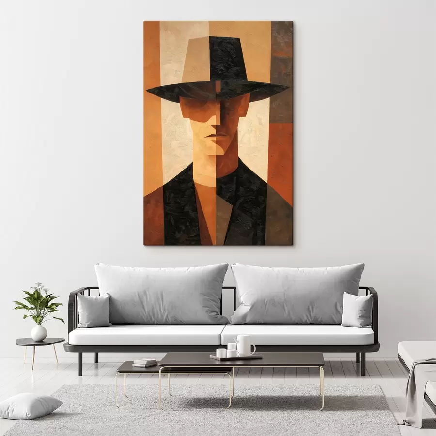 Pilt Geomeetriline abstraktne portree s48231