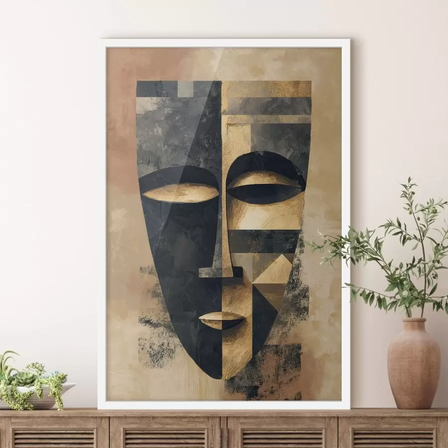 Fototapeedid Abstraktne nägu f48248