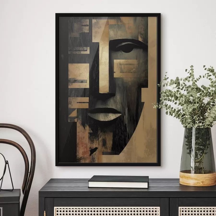 Fototapeedid Abstraktne nägu f48249