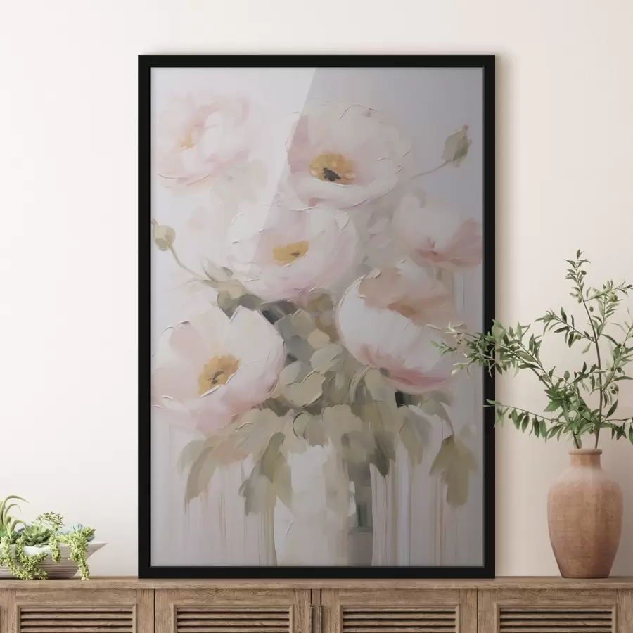 Fototapeedid Abstraktsed lilled vaasis f48264