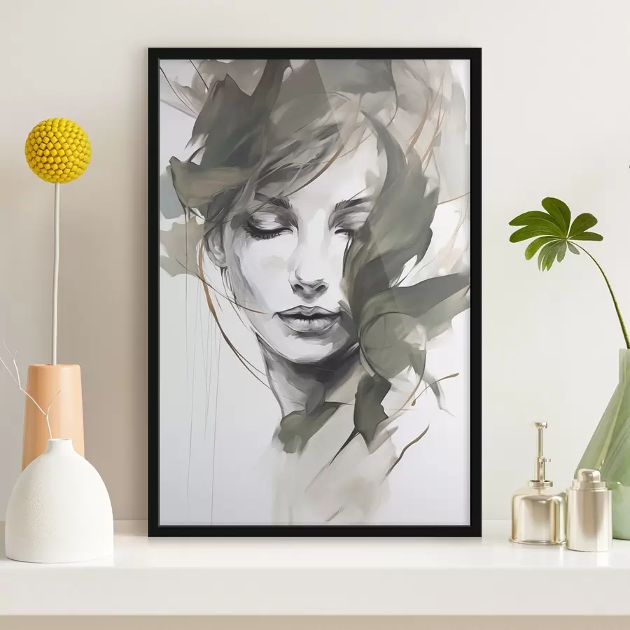 Fototapeedid Abstraktne naiste portree f48270