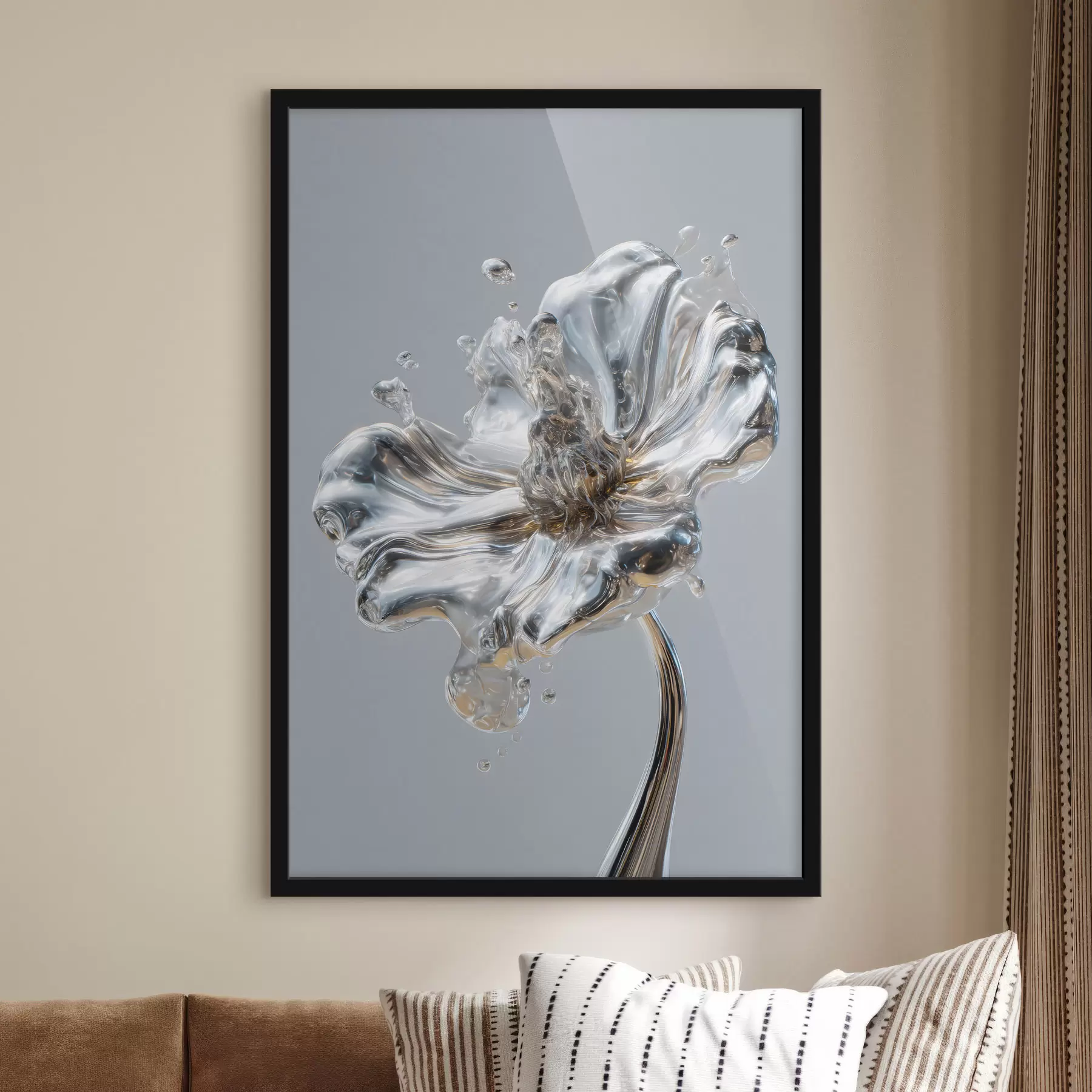 Fototapeedid vedel tekstuuriga lill f47956