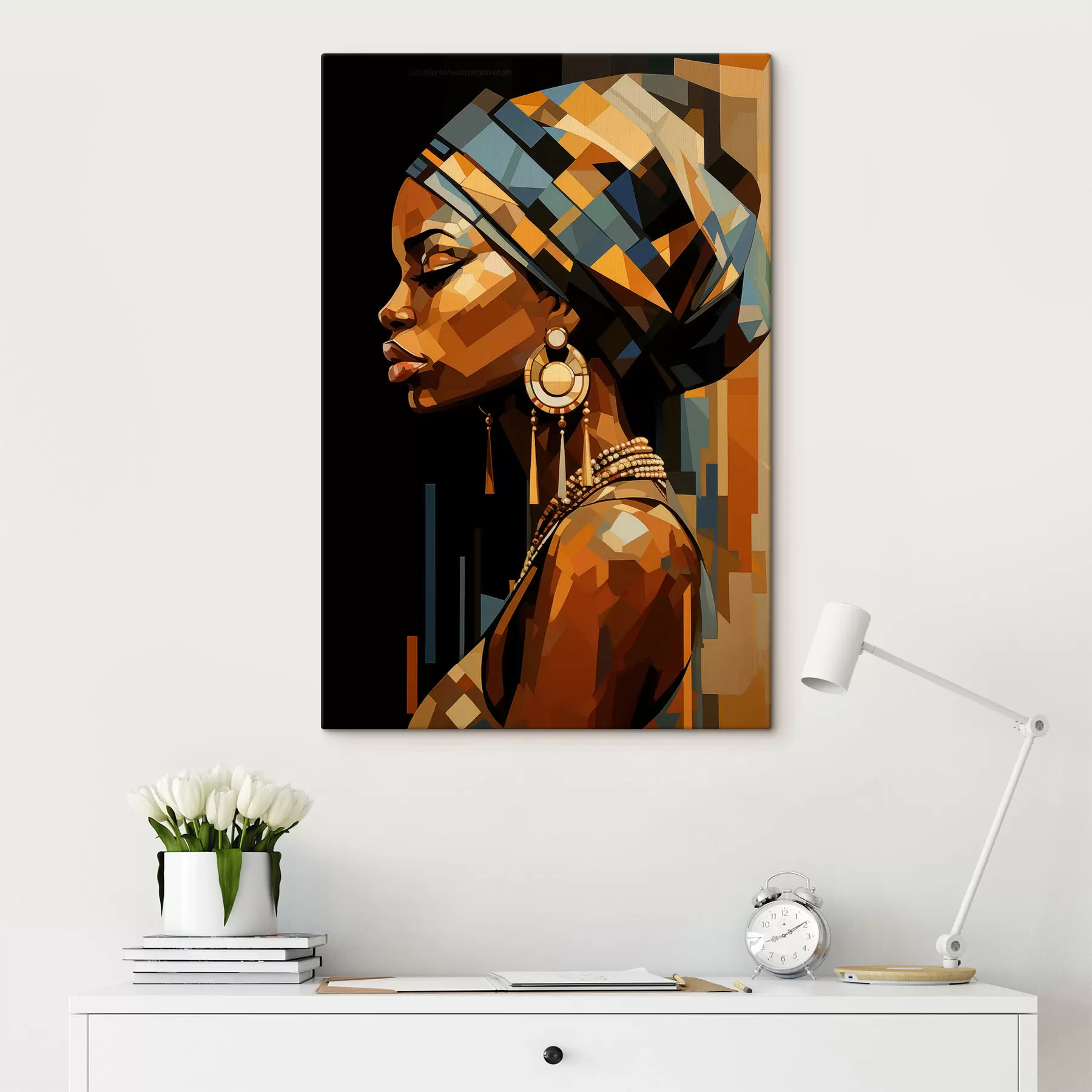 Pilt Abstraktne naise portree s48299