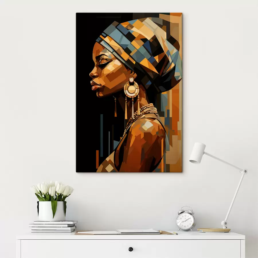 Pilt Abstraktne naise portree s48299