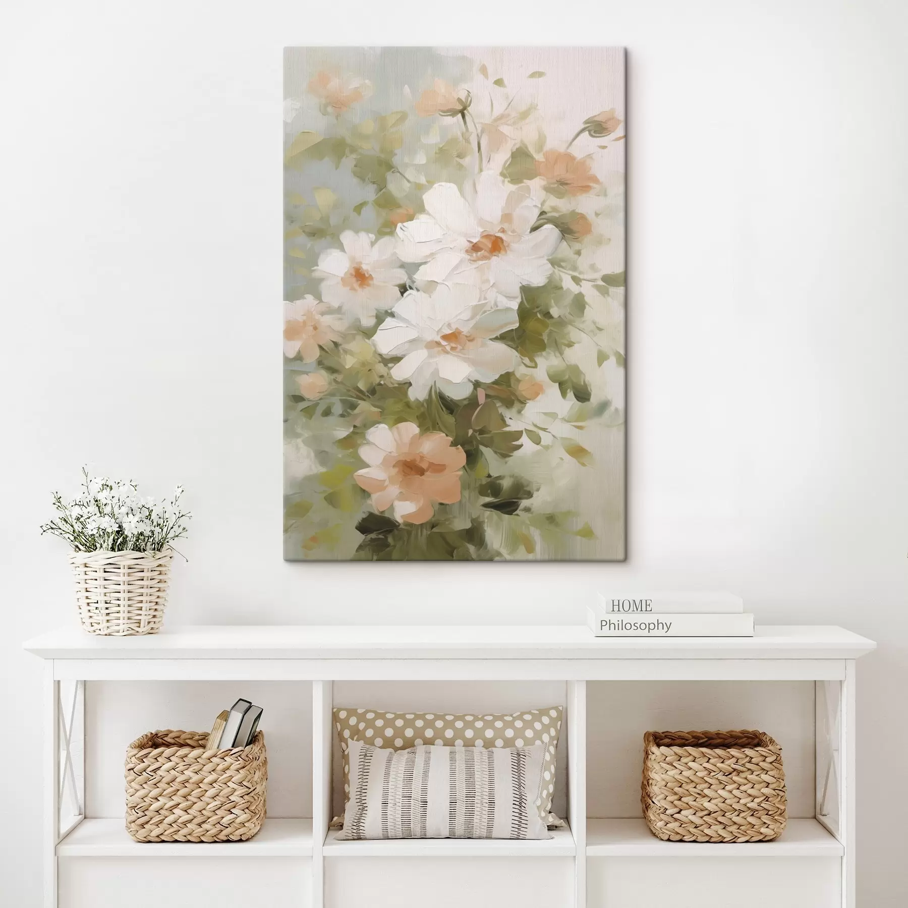 Pilt Õrnad lilled maalimise imitatsioon s48323