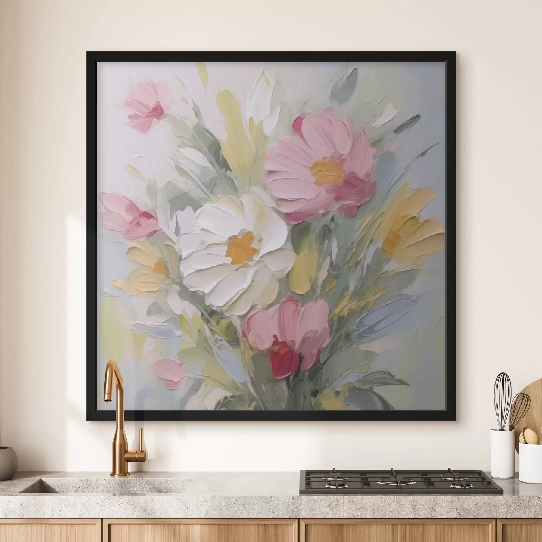 Fototapeedid Lillede kimp maalist inspireeritud f48317